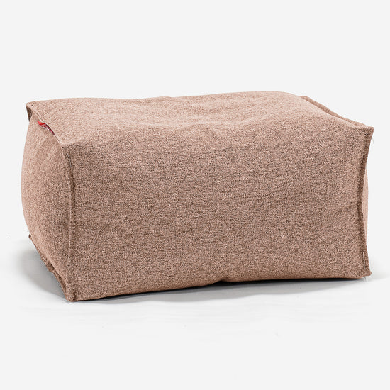 Fotpall Sittpuff - Interalli-ull Sandfärgad 01
