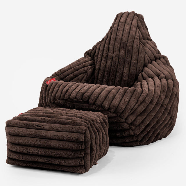 Game Fåtölj Saccosäck - Ultraplyschmanchestertyg Sable 01