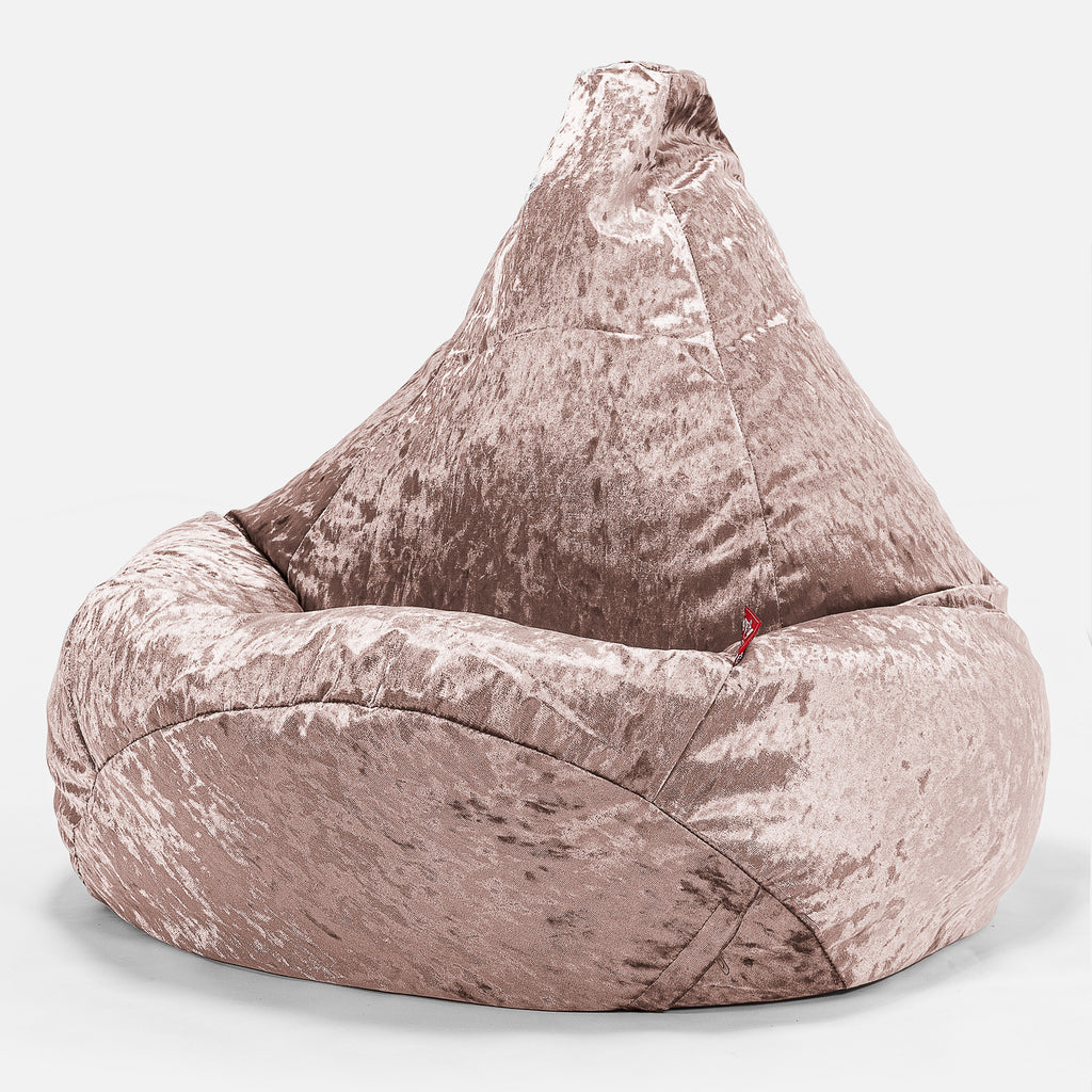 Game Fåtölj Saccosäck - Vintagesammet Tryffel 02
