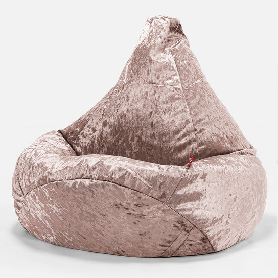 Game Fåtölj Saccosäck - Vintagesammet Tryffel 02
