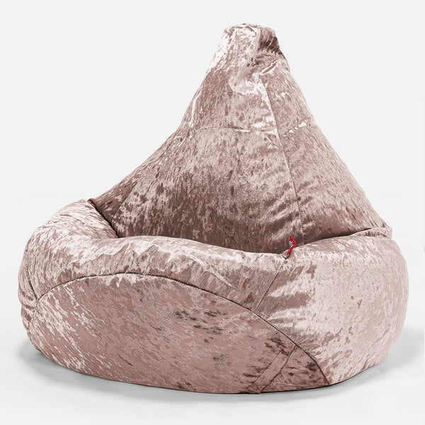 Game Fåtölj Saccosäck - Vintagesammet Tryffel 01