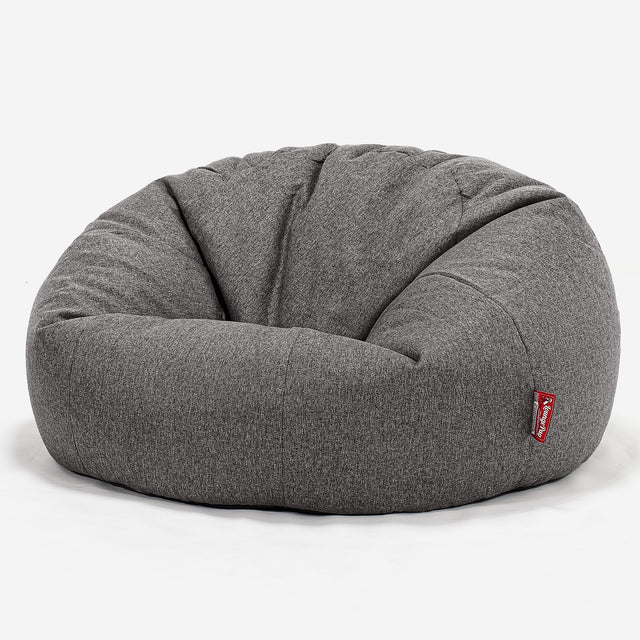 Klassisk Saccosäck Soffa - Interalli-ull Grå 01