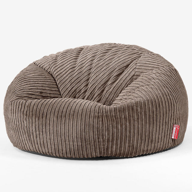 Klassisk Saccosäck Soffa - Klassisk Manchestertyg Mocca 01