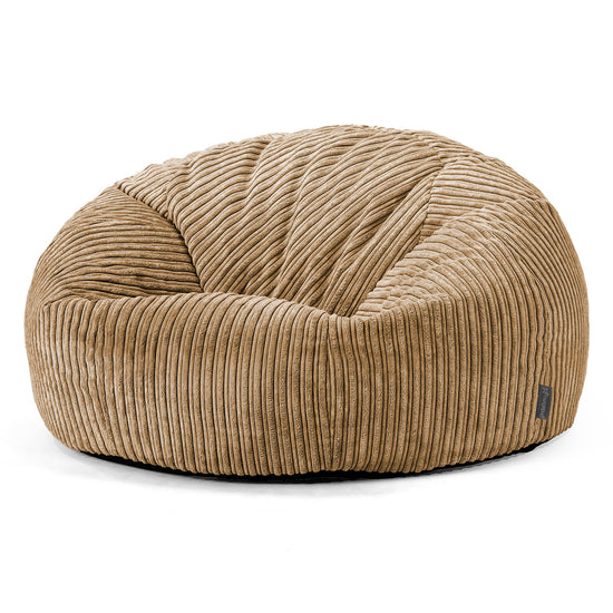 Klassisk Saccosäck Soffa - Klassisk Manchestertyg Sandfärgad 01