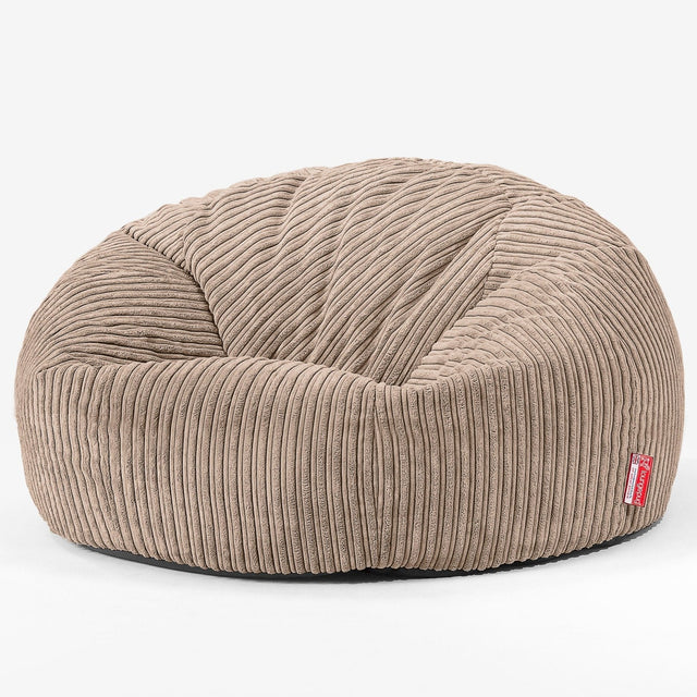 Klassisk Saccosäck Soffa - Klassisk Manchestertyg Sandfärgad 01