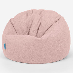 Klassisk Sittsäck Stol Barn 1-5 år - Boucle Rosa