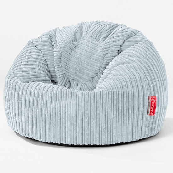 Klassisk Sittsäck Stol Barn 1-5 år - Klassisk Manchestertyg Baby Blå 01