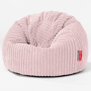 Klassisk Sittsäck Stol Barn 1-5 år - Klassisk Manchestertyg Rosa