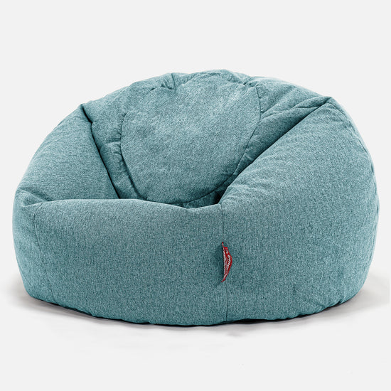 Klassisk Sittsäck Stol - Interalli-ull Cyan 01
