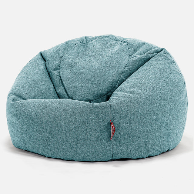 Klassisk Sittsäck Stol - Interalli-ull Cyan 01