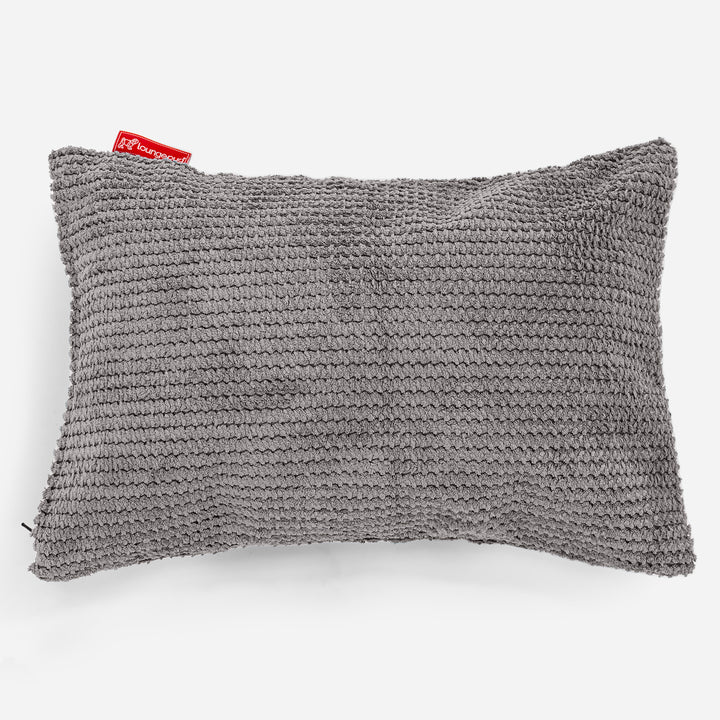 Kudde 35 x 50cm - Pom-pom Mörkgrå 01