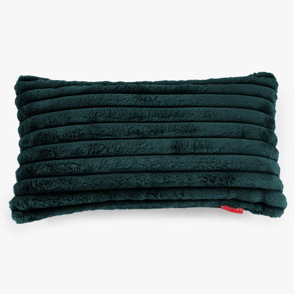 Jätte Kuddfodral 40 x 80cm - Ultraplyschmanchestertyg Teal 01
