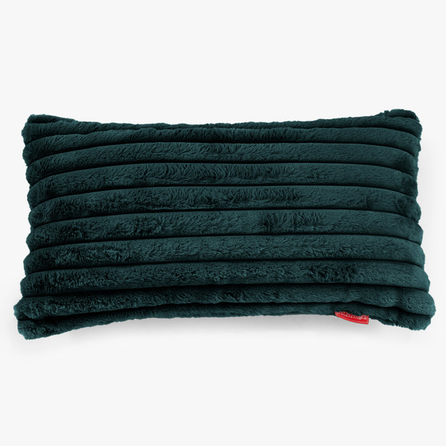 Jätte Kuddfodral 40 x 80cm - Ultraplyschmanchestertyg Teal 01