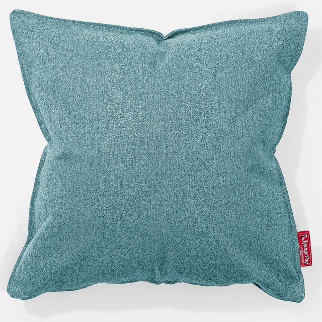 Kudde 47 x 47cm - Interalli-ull Cyan 01