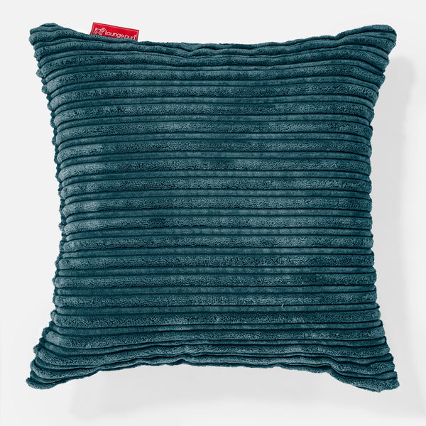 Kudde 47 x 47cm - Klassisk Manchestertyg Teal 01