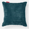 Kudde 47 x 47cm - Klassisk Manchestertyg Teal 01