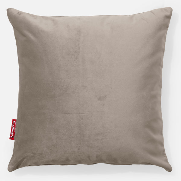 Kudde 47 x 47cm - Sammet Minkbrun 01