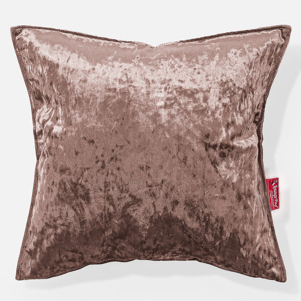 Kudde 47 x 47cm - Vintagesammet Tryffel 01