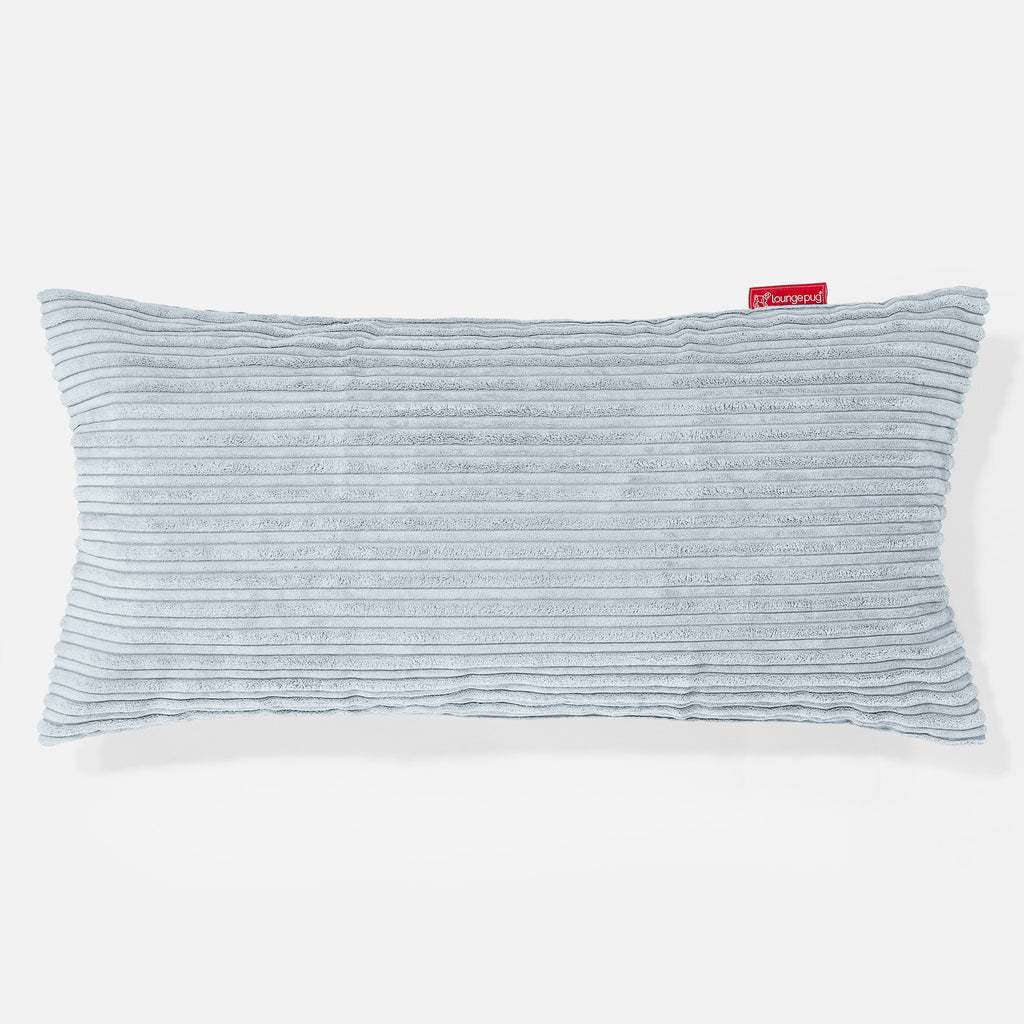 Jätte Kudde C50-L 40 x 80cm, CloudSac Memoryskum - Klassisk Manchestertyg Baby Blå 01