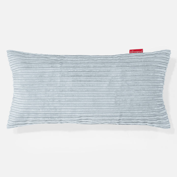 Jätte Kudde C50-L 40 x 80cm, CloudSac Memoryskum - Klassisk Manchestertyg Baby Blå 01