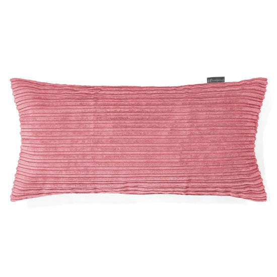 Jätte Kudde C50-L 40 x 80cm, CloudSac Memoryskum - Klassisk Manchestertyg Korall 01