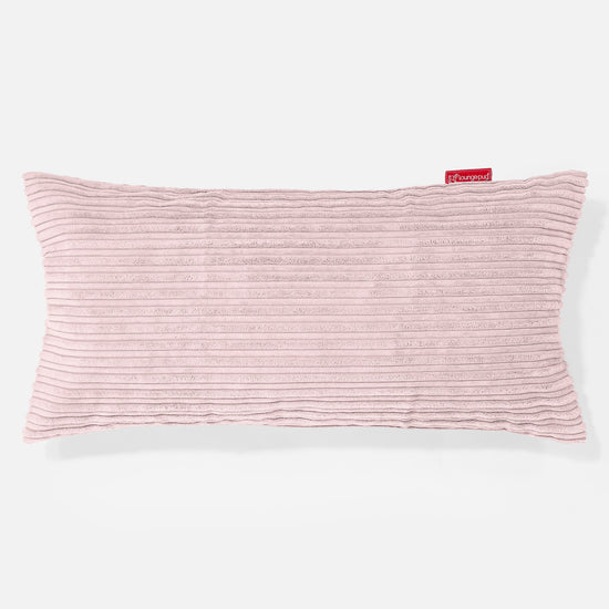 Jätte Kudde C50-L 40 x 80cm, CloudSac Memoryskum - Klassisk Manchestertyg Rosa 01