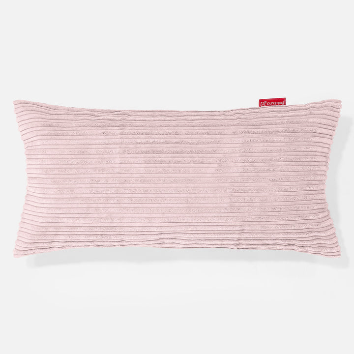 Jätte Kudde C50-L 40 x 80cm, CloudSac Memoryskum - Klassisk Manchestertyg Rosa 01