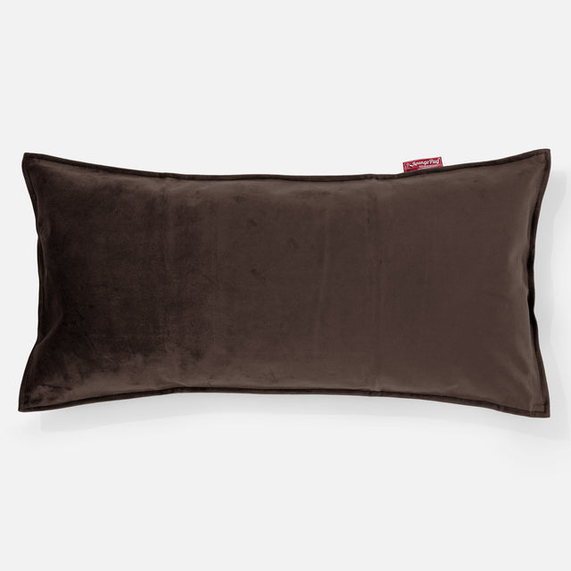 Jätte Kudde C50-L 40 x 80cm, CloudSac Memoryskum - Sammet Espresso 01