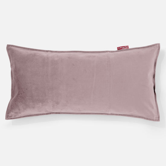 Jätte Kudde C50-L 40 x 80cm, CloudSac Memoryskum - Sammet Rosa 01
