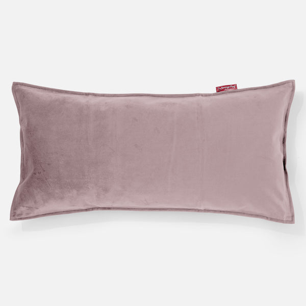 Jätte Kudde C50-L 40 x 80cm, CloudSac Memoryskum - Sammet Rosa 01