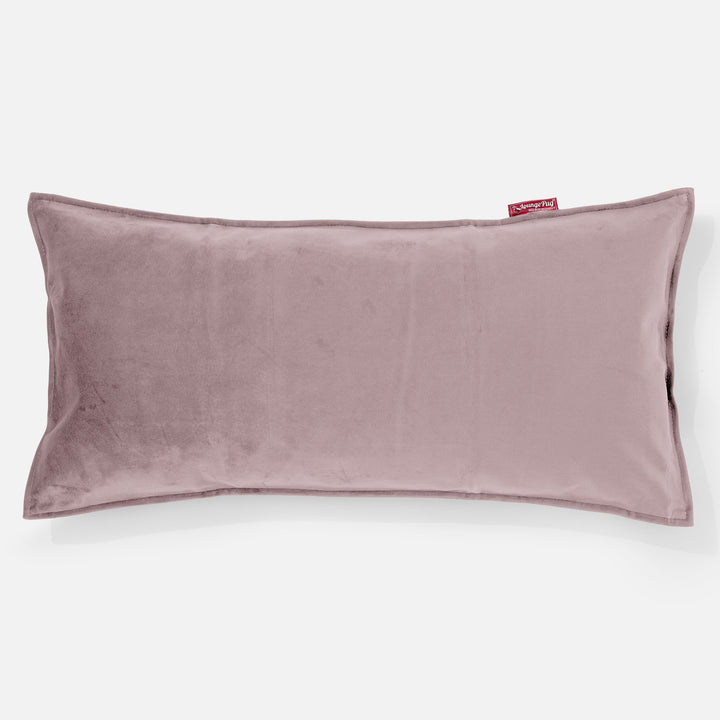 Jätte Kudde C50-L 40 x 80cm, CloudSac Memoryskum - Sammet Rosa 01