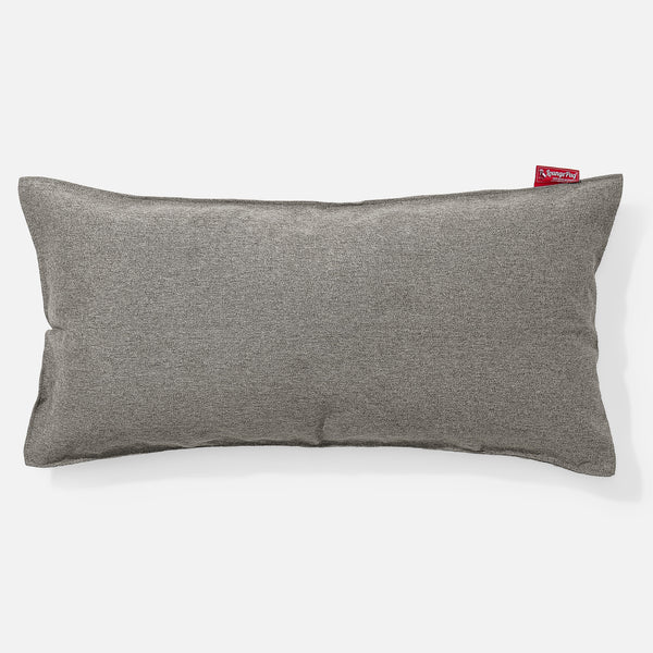Jätte Kudde C50-L 40 x 80cm, CloudSac Memoryskum - Interalli-ull Silverfärgad 01