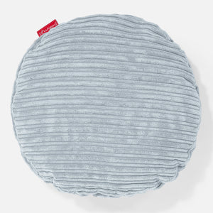 Kuddfodral Rund 50cm - Klassisk Manchestertyg Baby Blå