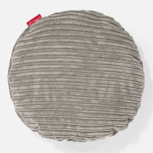 Kuddfodral Rund 50cm - Klassisk Manchestertyg Minkbrun