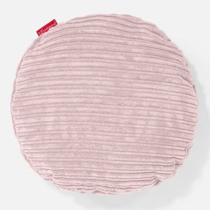 Kuddfodral Rund 50cm - Klassisk Manchestertyg Rosa