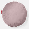 Kudde Rund 50cm - Sammet Rosa 01