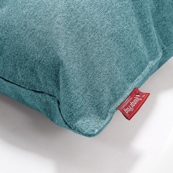 Kuddfodral XL 70 x 70cm - Interalli-ull Cyan Fabric Close-up Image