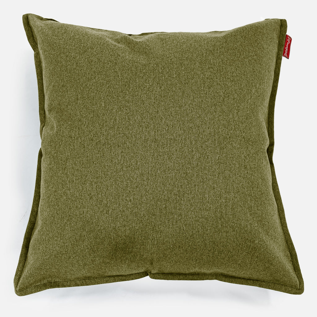 Kudde XL 70 x 70cm - Interalli-ull Limegrön 01