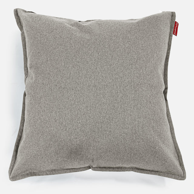 Kudde XL 70 x 70cm - Interalli-ull Silverfärgad 01