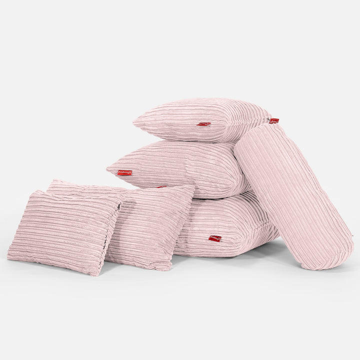 Kudde XL 70 x 70cm - Klassisk Manchestertyg Rosa 04