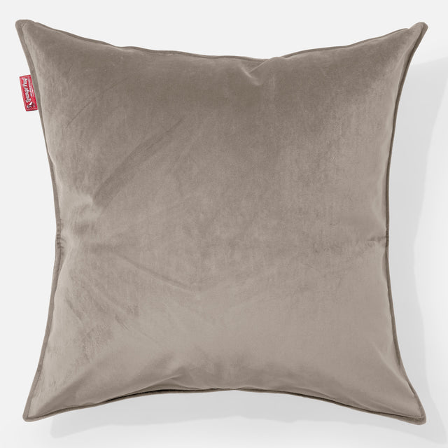 Kudde XL 70 x 70cm - Sammet Minkbrun 01