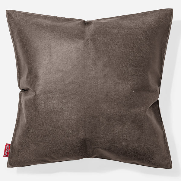 Kudde XL 70 x 70cm - Slitet Skinn Naturskiffer 01
