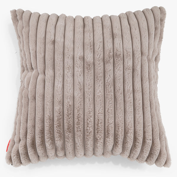 Kuddfodral XL 70 x 70cm - Ultraplyschmanchestertyg Minkbrun 01