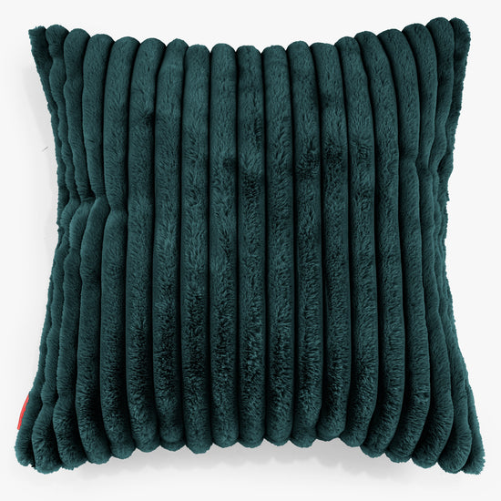 Kuddfodral XL 70 x 70cm - Ultraplyschmanchestertyg Teal 01