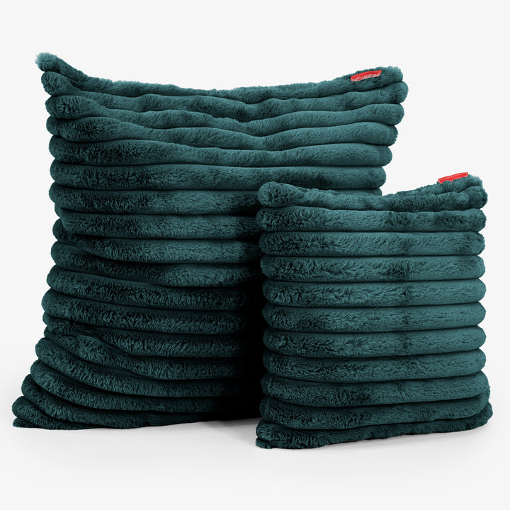 Kuddfodral XL 70 x 70cm - Ultraplyschmanchestertyg Teal 02