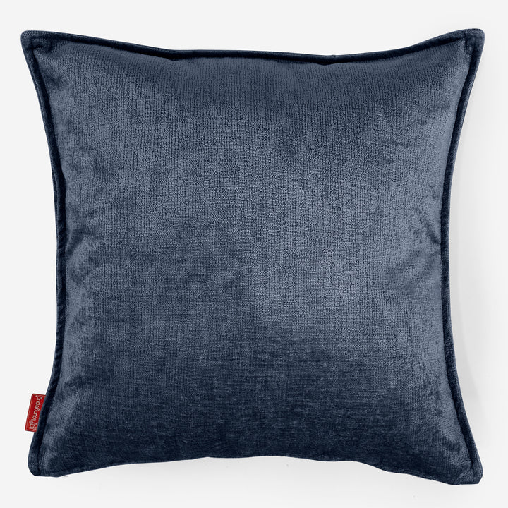 Kuddfodral XL 70 x 70cm - Chenille Marinblå 01