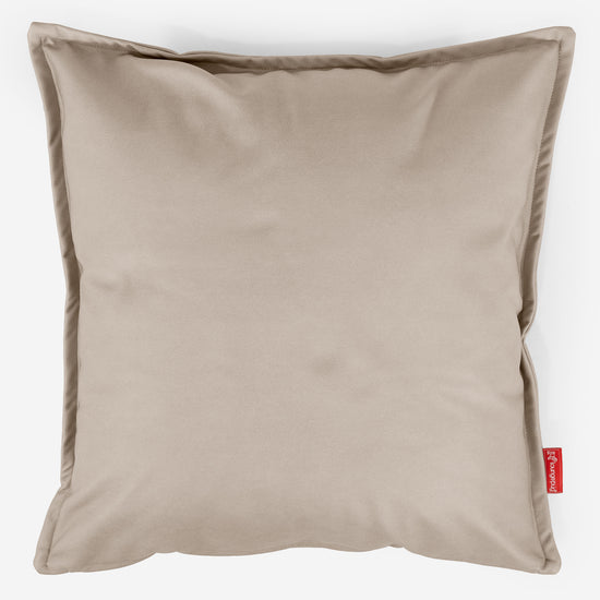 Kuddfodral XL 70 x 70cm - Veganskt Läder Elfenbensvit 01