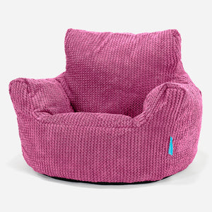 Småbarnfåtölj Saccosäck 1-3 år - Pom-pom Rosa