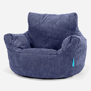 Småbarnfåtölj Saccosäck 1-3 år - Pom-pom Lila