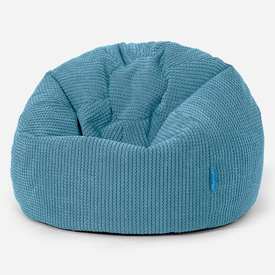 Klassisk Sittsäck Stol Barn 1-5 år - Pom-pom Turkos 01